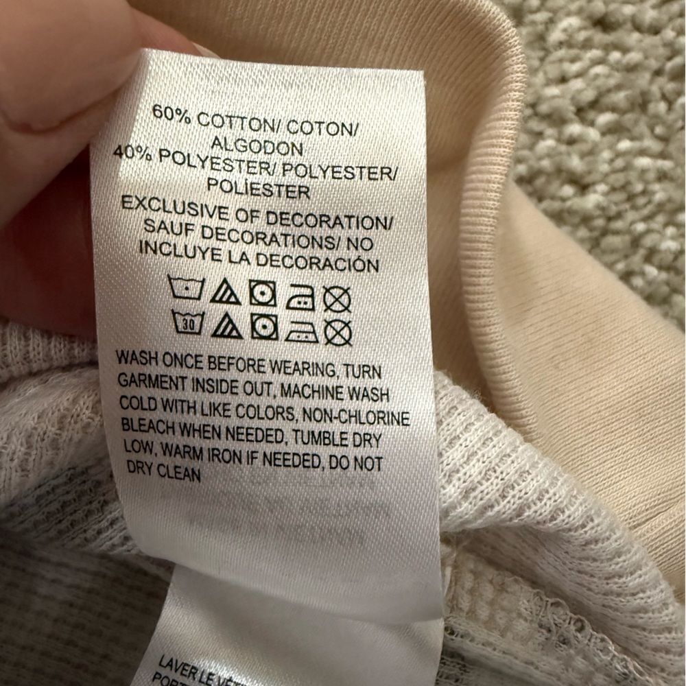 Lucky Brand Waffle Knit Thermal Top - Picture 6 of 6